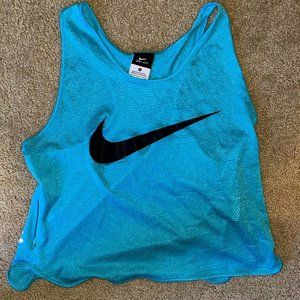 Nike Cropped Mesh Running Tank